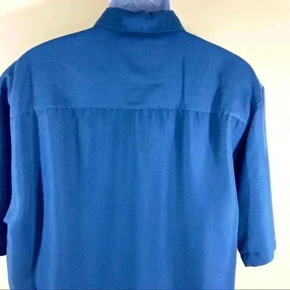 Vintage CUBAVERA Short Sleeve Panel Button-Front Traditional Shirt Size L - Picture 7 of 8